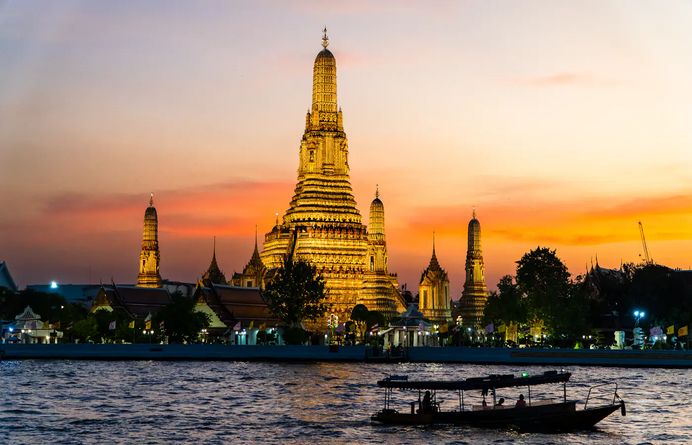 Wat Arun in Bangkok, Thailand.